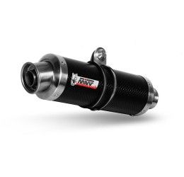 Terminale di scarico Mivv GP omologato carbonio per Kawasaki Z 750 R 11-14