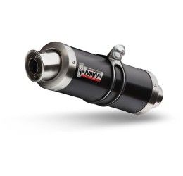 Terminale di scarico Mivv GP omologato inox nero per Suzuki Bandit 650 S 05-06