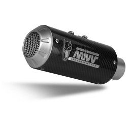 Terminale di scarico Mivv MK3 non omologato carbonio per Honda CB 500 F 19-24