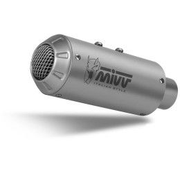 Terminale di scarico Mivv MK3 non omologato inox per KTM 890 Duke R 20-24
