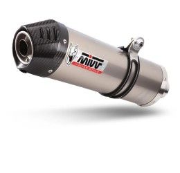 Terminale di scarico Mivv OVAL omologato titanio con fondello in carbonio per Honda NT 1100 22-24