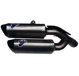 Terminali di scarico Termignoni omologati in titanio con fondello in carbonio per Ducati 959 Panigale 16-19 (coppia)