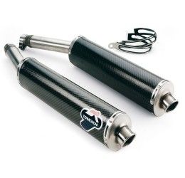 Terminali di scarico Termignoni non omologato in carbonio per Ducati Monster 750 96-02 (Coppia)