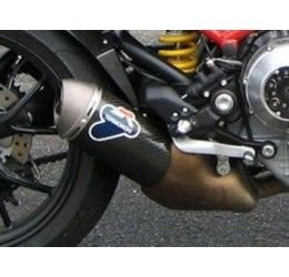 Terminale di scarico Termignoni non omologato in carbonio per Ducati Monster S4R 998 06-08