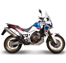 Terminale di scarico Termignoni omologato Euro 4 in titanio per Honda Africa Twin CRF 1000 L Adventure Sports 18-19