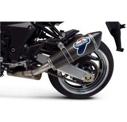Terminali di scarico Termignoni omologati in carbonio per Kawasaki Z 1000 10-14 (coppia)