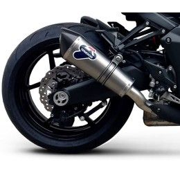 Terminali di scarico Termignoni omologati in titanio con fondello in carbonio per Kawasaki Z 1000 10-14 (coppia)