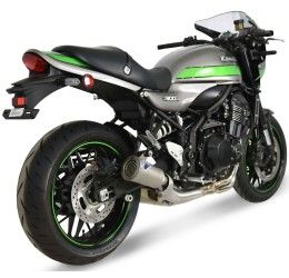 Terminale di scarico Termignoni non omologato in acciaio inox per Kawasaki Z 900 RS 18-20