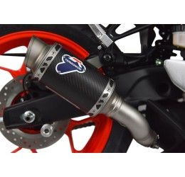 Terminale di scarico Termignoni non omologato in carbonio per Yamaha R3 15-20