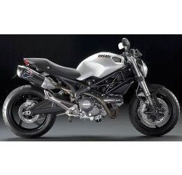 Terminali di scarico Termignoni non omologati in carbonio per Ducati Monster 1100 08-11 (coppia)