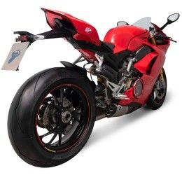 Terminali di scarico Termignoni non omologati titanio con fondello in alluminio per Ducati Panigale V4 R 19-24 (coppia)