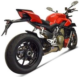 Terminali di scarico Termignoni non omologati titanio per Ducati Streetfighter V4 20-24 (coppia)