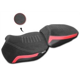 Sella Isotta Anteriore Comfort per Ducati Multistrada V4 Nero e Rosso
