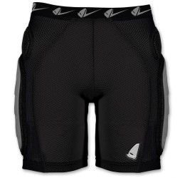 Shorts con protezioni laterali rigide UFO nero-grigio
