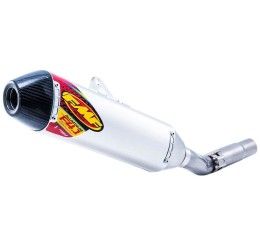 Terminale FMF Factory 4.1 Rct in acciaio inossidabile/alluminio con fondello in carbonio per Suzuki RMZ 450 18-25