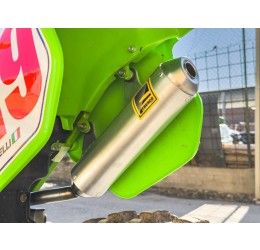 Silenziatore Fresco Vintage in alluminio per Kawasaki KX 250 90-91