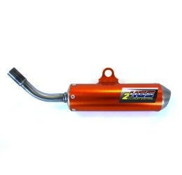 Silenziatore HGS in alluminio per GasGas MC 65 21-23 arancione
