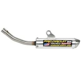 Silenziatore Pro Circuit 304 Round in Alluminio fondello Acciaio Inox per Honda CR 125 93-97