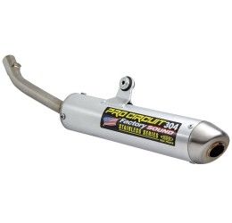 Silenziatore Pro Circuit 304 Round in Alluminio fondello Acciaio Inox per Husqvarna TC 125 16-18