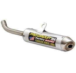 Silenziatore Pro Circuit 304 Round in Alluminio fondello Acciaio Inox per Yamaha YZ 65 18-24