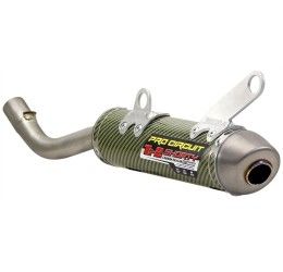 Silenziatore Pro Circuit Ti-2 Shorty TI-2 in Carbonio per Suzuki RM 250 04-08