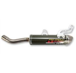 Silenziatore Pro Circuit Ti-2 in Carbonio/Kevlar fondello Titanio per Yamaha YZ 250 03-17