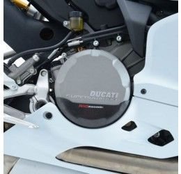 Slider carter motore lato destro in CARBONIO Faster96 by RG per Ducati 1199 Panigale S 12-14