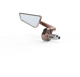 Specchietto retrovisore Cut Edge (Destro) Rizoma per Honda CBR 650 R Eclutch 24-25 colore Metal Rose