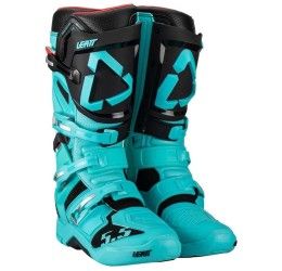 Stivali cross enduro Leatt 5.5 colore turchese