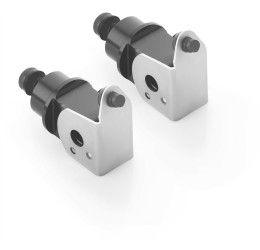 Supporti per poggiapiedi (passeggero) Rizoma per harley-davidson pan america 1250 special 20-25 colore Black