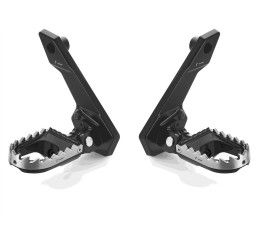 Supporti per poggiapiedi (passeggero) Rizoma per honda x-adv 750 gravel 2025 colore Black
