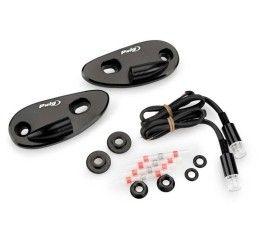 Tappi foro specchi con frecce TAB Puig per Honda CBR 1000 RR-R SP 20-25 colore nero (COPPIA)