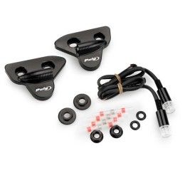 Tappi foro specchi con frecce TAB Puig per Yamaha R7 22-25 colore nero (COPPIA)