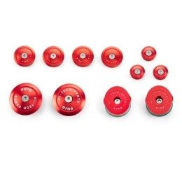Tappi telaio in alluminio Puig per BMW R 1200 GS 13-18 colore rosso