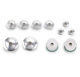 Tappi telaio in alluminio Puig per BMW R 1200 GS 13-18 colore silver