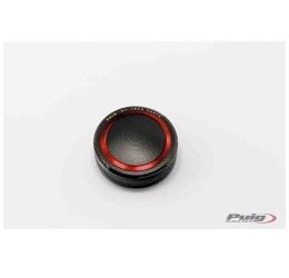Tappo serbatoio olio freni anteriore Puig per Triumph Speed Triple 1050 05-10 colore rosso