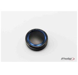 Tappo serbatoio olio freni anteriore Puig per Yamaha R1 Race 24-25 colore blu