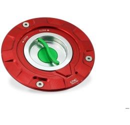 Tappo serbatoio carburante Livrea Tricolore CNC Racing per Aprilia Tuono V4 1100 Factory 15-20