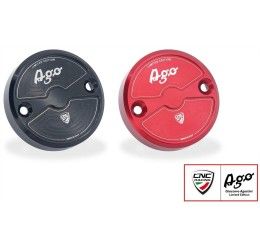 Tappo serbatoio fluido freno anteriore Ø56 Giacomo Agostini Limited Edition CNC Racing per MV Agusta F4 1000 RR 10-19