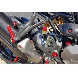 Tappo serbatoio olio freni posteriore M34x4 CNC Racing per Ducati Hypermotard 1100 S 07-09