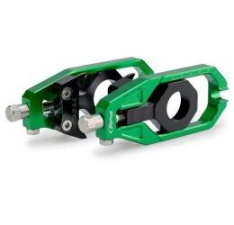 Tenditori catena Puig per Yamaha T-Max 560 Tech Max 20-25 colore verde