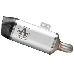 Terminale di scarico Arrow Indy-Race in alluminio con fondello carby omologato per BMW F 900 XR 20-24