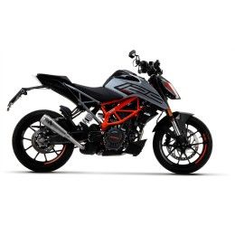 Terminale di scarico Arrow Pro-Race nichrom omologato per KTM 125 Duke 21-23