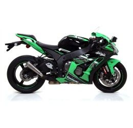Terminale di scarico Arrow Pro-Race Titanium omologato per Kawasaki ZX-10R 16-19