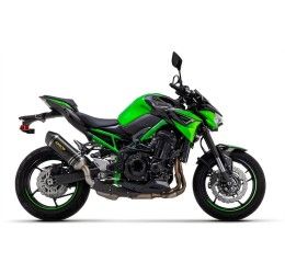Terminale di scarico Arrow Race-Tech carbonio con fondello carby omologato per Kawasaki Z 900 A2 19-24