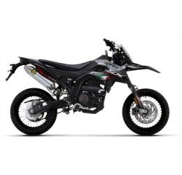 Terminale di scarico Arrow Thunder alluminio omologato per Aprilia SX 125 4T 21-24