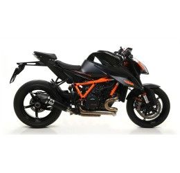 Terminale di scarico Arrow X-Kone Dark omologato per KTM 1290 Super Duke R 20-23