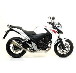 Terminale di scarico Arrow X-Kone omologato per Honda CB 500 X 15-16