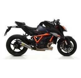 Terminale di scarico Arrow X-Kone titanio omologato per KTM 1290 Super Duke R 20-23