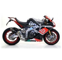 Terminale di scarico Arrow GP2 Dark omologato per Aprilia RSV4 1000 RF 15-16